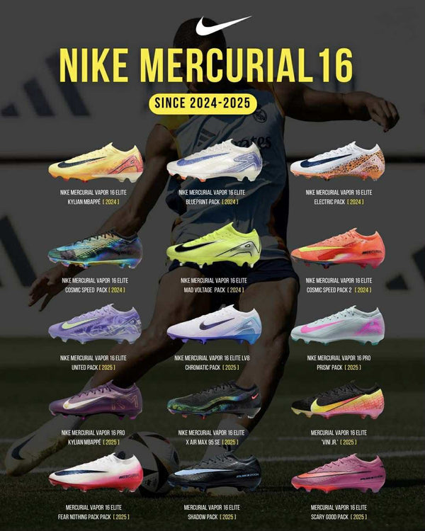 Nike Mercurial 16: A Coleção Completa da Temporada 2024-2025